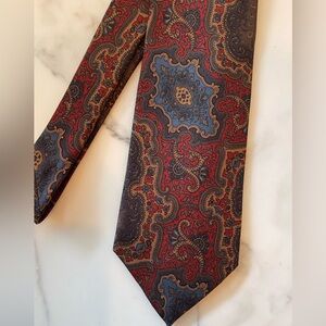 Nordstrom Silk Navy and Red Tie